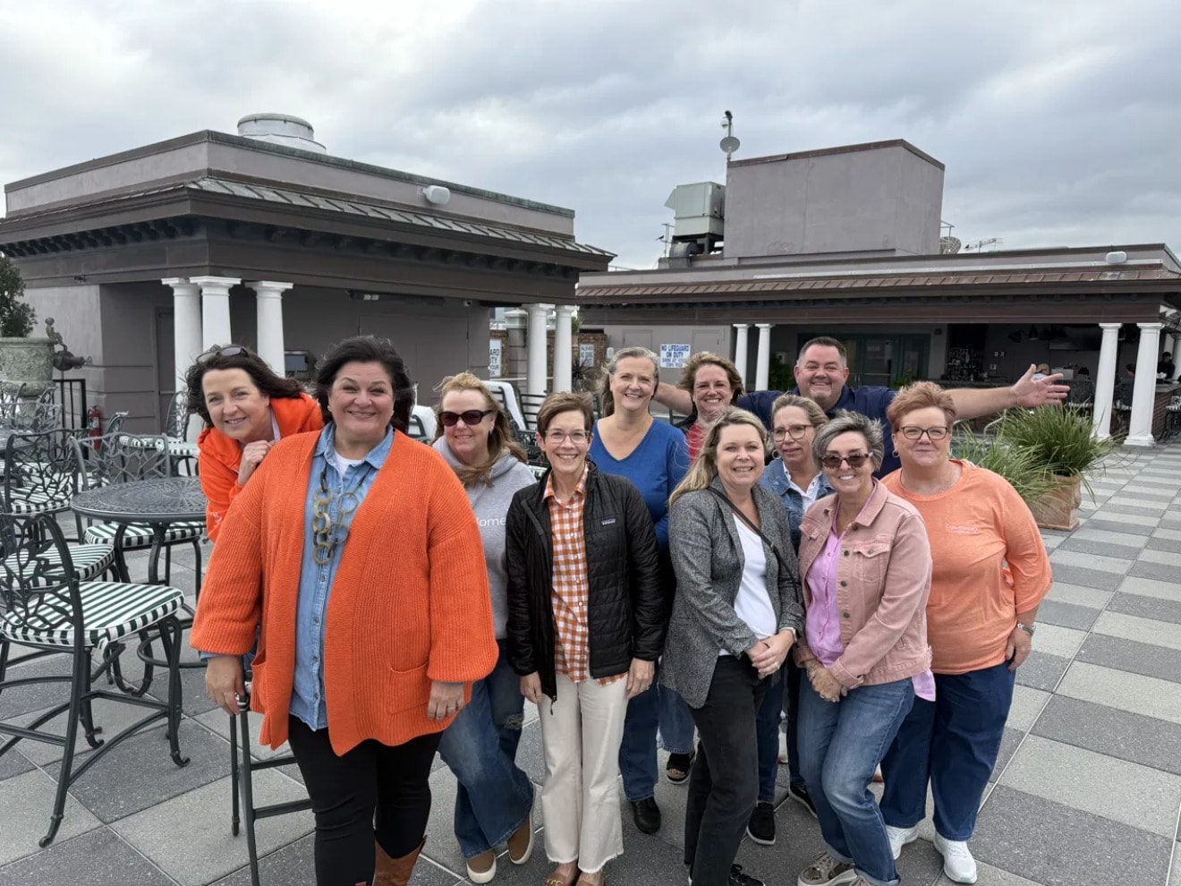 NextHome Paramount team gathered on a rooftop